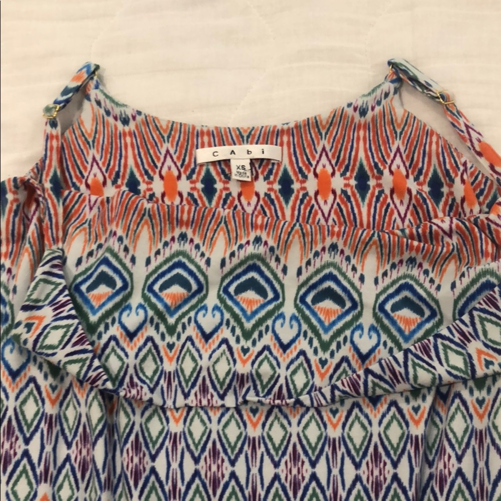 CAbi Multicolor Geometric Dress